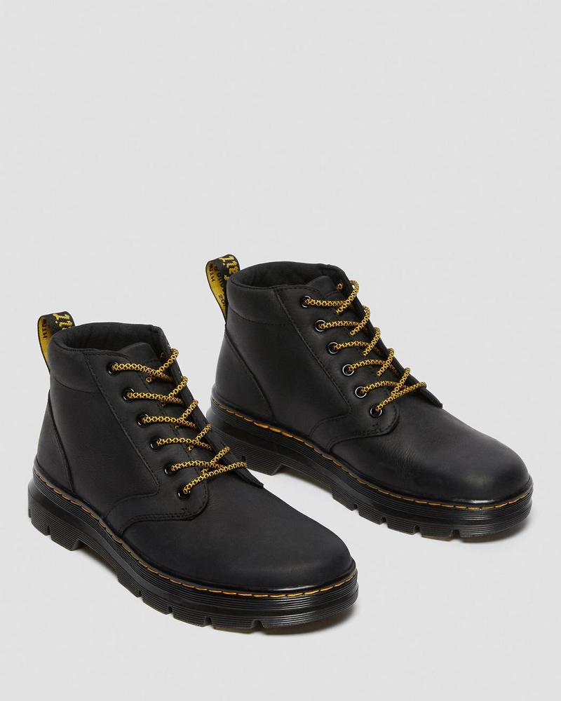 Men's Dr Martens Bonny Leather Ankle Boots Black | AU 435ZUT